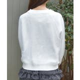 シアレイヤードロゴジャガードニット | axes femme | 詳細画像3