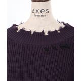 ステッチダメージニット | axes femme | 詳細画像12