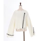 ステッチダメージニット | axes femme | 詳細画像18