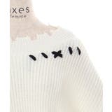 ステッチダメージニット | axes femme | 詳細画像21