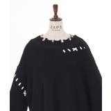 ステッチダメージニット | axes femme | 詳細画像28