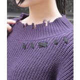 ステッチダメージニット | axes femme | 詳細画像5