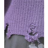 ステッチダメージニット | axes femme | 詳細画像6