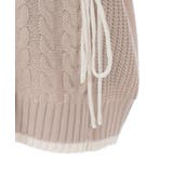 バイカラーステッチニットプルオーバー | axes femme | 詳細画像14