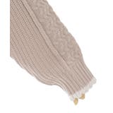 バイカラーステッチニットプルオーバー | axes femme | 詳細画像16