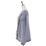 バイカラーステッチニットプルオーバー | axes femme | 詳細画像25