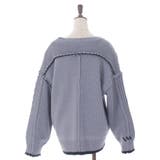 バイカラーステッチニットプルオーバー | axes femme | 詳細画像26