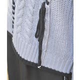 バイカラーステッチニットプルオーバー | axes femme | 詳細画像6