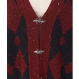 ラメジャカードニットカーディガン | axes femme | 詳細画像11