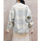 ラメジャカードニットカーディガン | axes femme | 詳細画像3