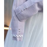 ジップ付ステッチショートカーディガン | axes femme | 詳細画像8 