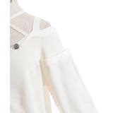 オフショル風ニットカーディガン | axes femme | 詳細画像12 