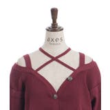 オフショル風ニットカーディガン | axes femme | 詳細画像18 