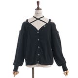 オフショル風ニットカーディガン | axes femme | 詳細画像23 