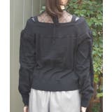 オフショル風ニットカーディガン | axes femme | 詳細画像5 