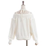 オフショル風ニットカーディガン | axes femme | 詳細画像9 