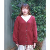 蝶刺繍ロングニットカーディガン | axes femme | 詳細画像4