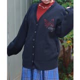 黒 | 蝶刺繍ロングニットカーディガン | axes femme