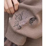 薔薇×蝶刺繍ロングカーディガン | axes femme | 詳細画像6 