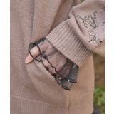 薔薇×蝶刺繍ロングカーディガン | axes femme | 詳細画像7 