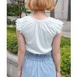レースアップギャザータンク | axes femme | 詳細画像3 