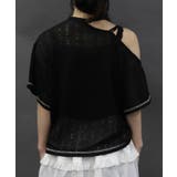 クラゲプリントアシメプルオーバー | axes femme | 詳細画像3 