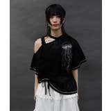 クラゲプリントアシメプルオーバー | axes femme | 詳細画像4 