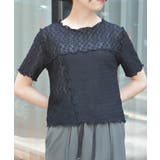 黒 | パッチワークメロートップス | axes femme
