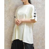生成り | チャイナラインBIGTシャツ | axes femme