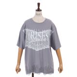 レース×ロゴビッグTシャツ | axes femme | 詳細画像11