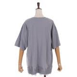 レース×ロゴビッグTシャツ | axes femme | 詳細画像13