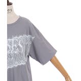 レース×ロゴビッグTシャツ | axes femme | 詳細画像16