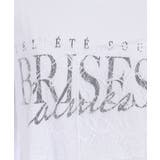 レース×ロゴビッグTシャツ | axes femme | 詳細画像21