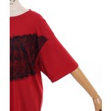 レース×ロゴビッグTシャツ | axes femme | 詳細画像29