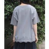 レース×ロゴビッグTシャツ | axes femme | 詳細画像3