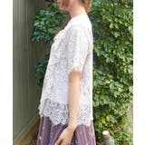 レースレイヤードTシャツ | axes femme | 詳細画像2
