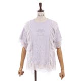 レースレイヤードTシャツ | axes femme | 詳細画像23