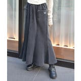 黒 | スウェットマーメイドスカート | axes femme