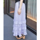 カットプリーツフリルスカート | axes femme | 詳細画像2