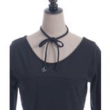 チョーカー付コルセット風プルオーバー | axes femme | 詳細画像18 