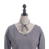 チョーカー付コルセット風プルオーバー | axes femme | 詳細画像27 