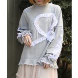 フリルハートロングトレーナー | axes femme | 詳細画像10 