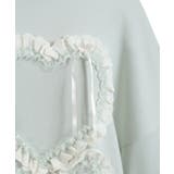 フリルハートロングトレーナー | axes femme | 詳細画像20 