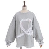 フリルハートロングトレーナー | axes femme | 詳細画像21 