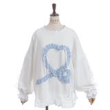 フリルハートロングトレーナー | axes femme | 詳細画像25 