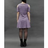 硫化染めカットミニワンピース | axes femme | 詳細画像3 