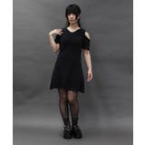 硫化染めカットミニワンピース | axes femme | 詳細画像4 