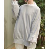 グレー | 袖ラインカットチュニック | axes femme