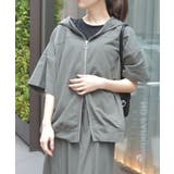 カーキ | スエットフーディー | axes femme