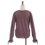 アソート柄ハート釦ベロアプルオーバー | axes femme | 詳細画像10 